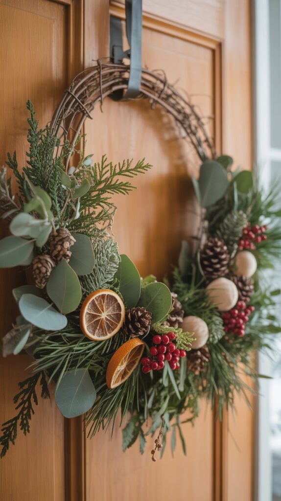 Upcycled Christmas Wreath