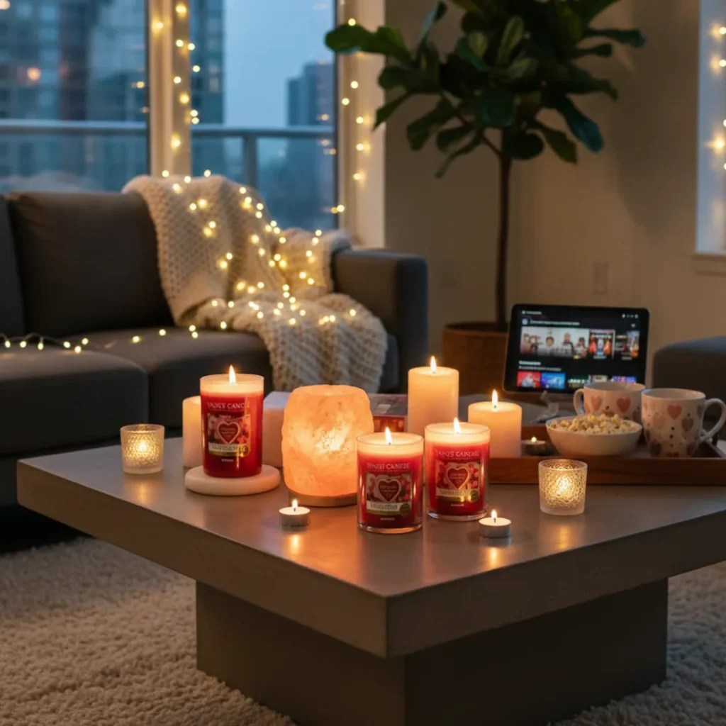 1. Romantic Candle Setups