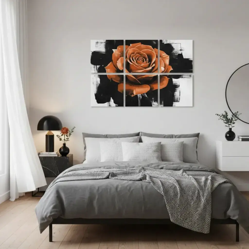 Black & White Orange