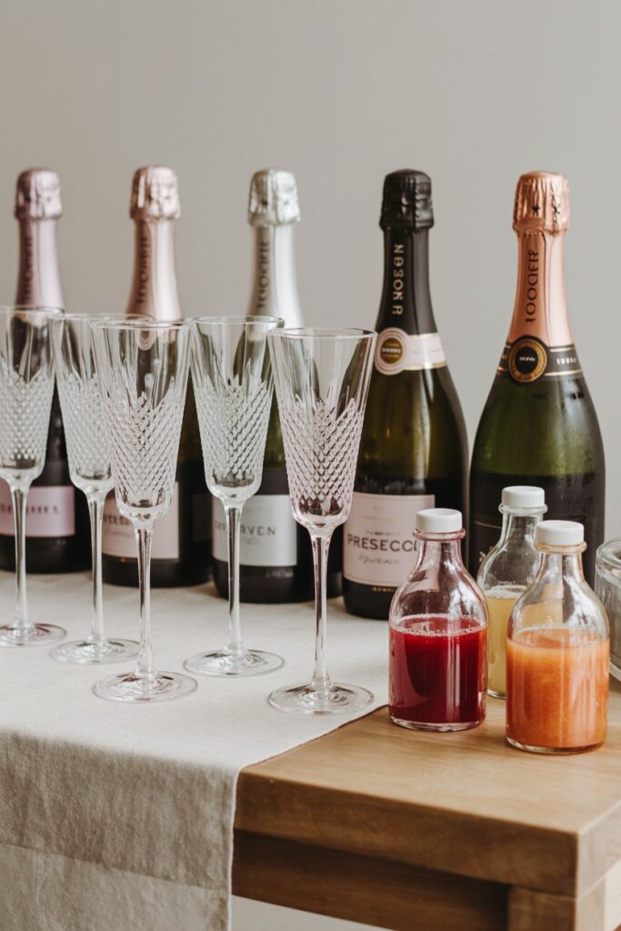 Create a “Champagne Bar”