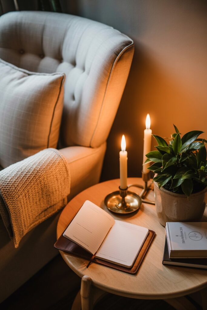 Create a “New Year Reflection Corner