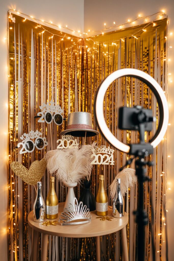 DIY Photo Booth Corner