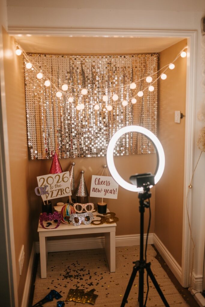 DIY Photo Booth Corner