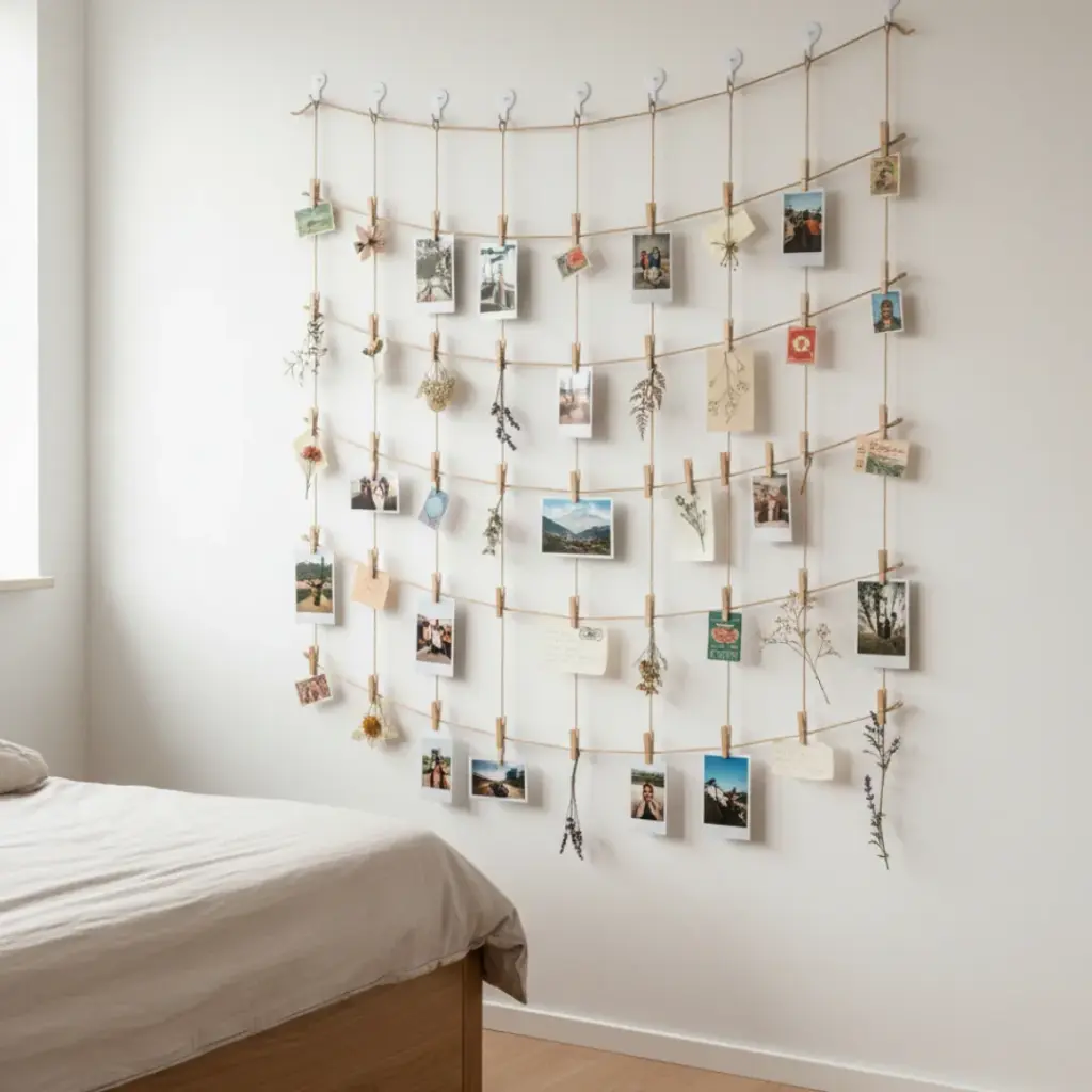 Hanging Photo Display