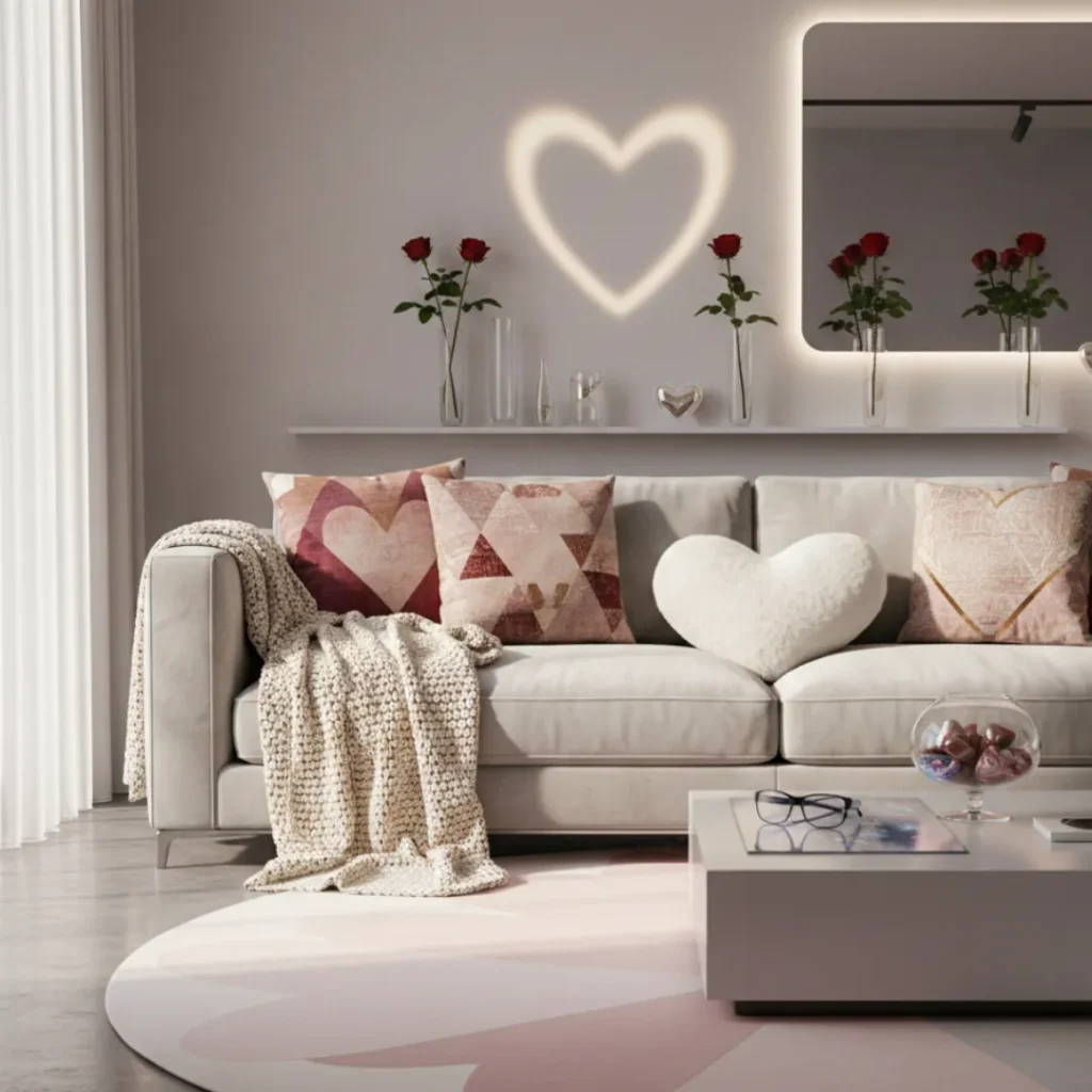 Heart-Shaped Decor Accents
