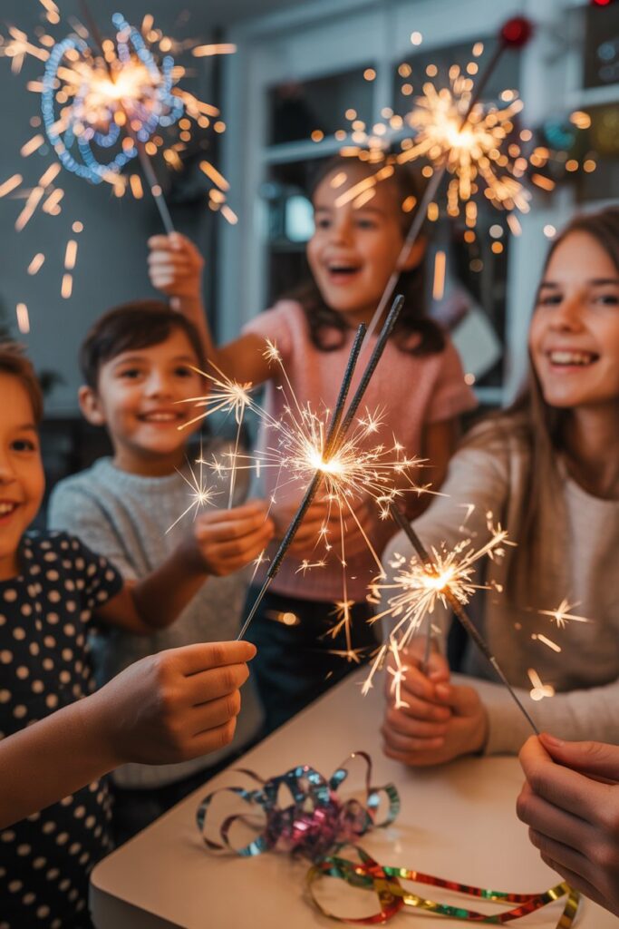 Mini Fireworks or Sparklers