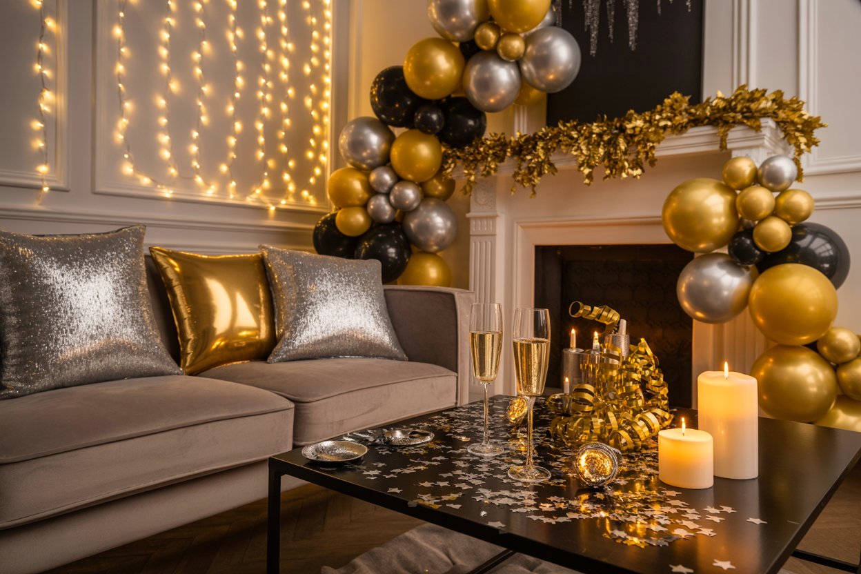 New Year’s Eve living room decor ideas” - Home Soothed