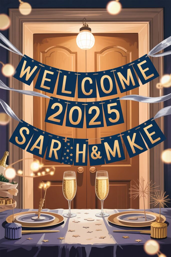 Personalized New Year Banners