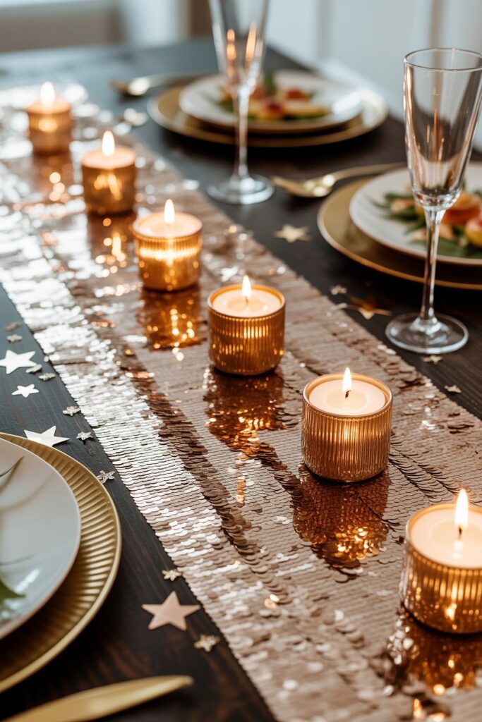 Shimmering Table Runner