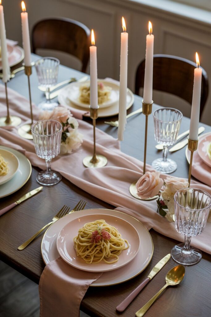 Soft Pastel Table Setting