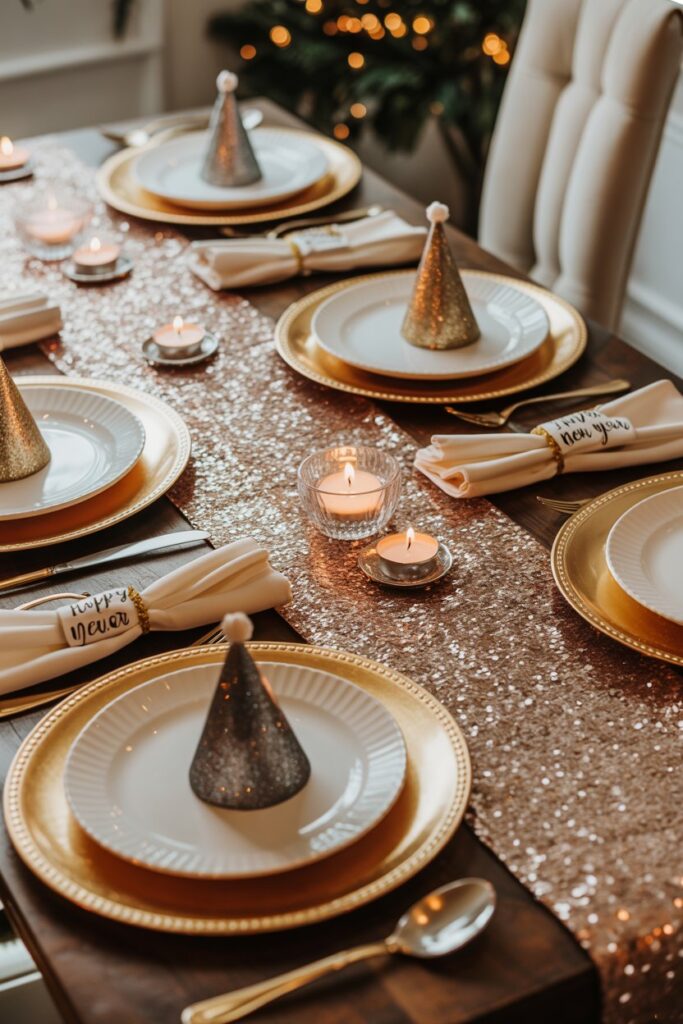 Sparkling Table Setup
