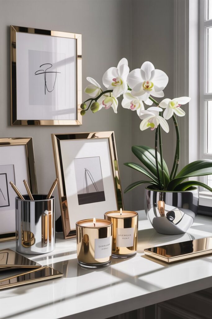 Use Metallic Accents