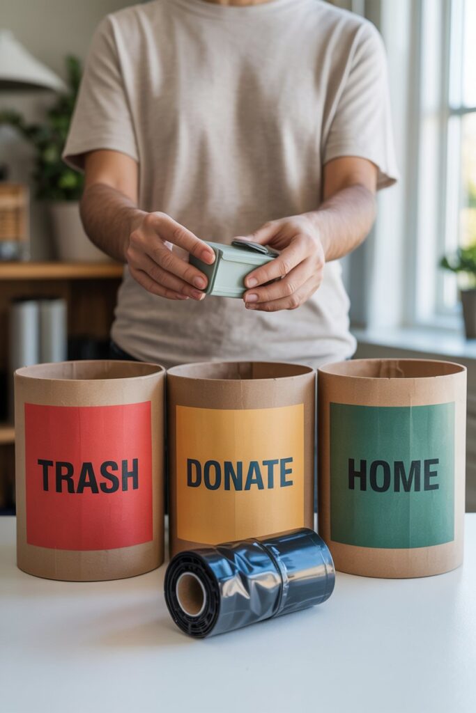 Use the “Touch It Once” Rule