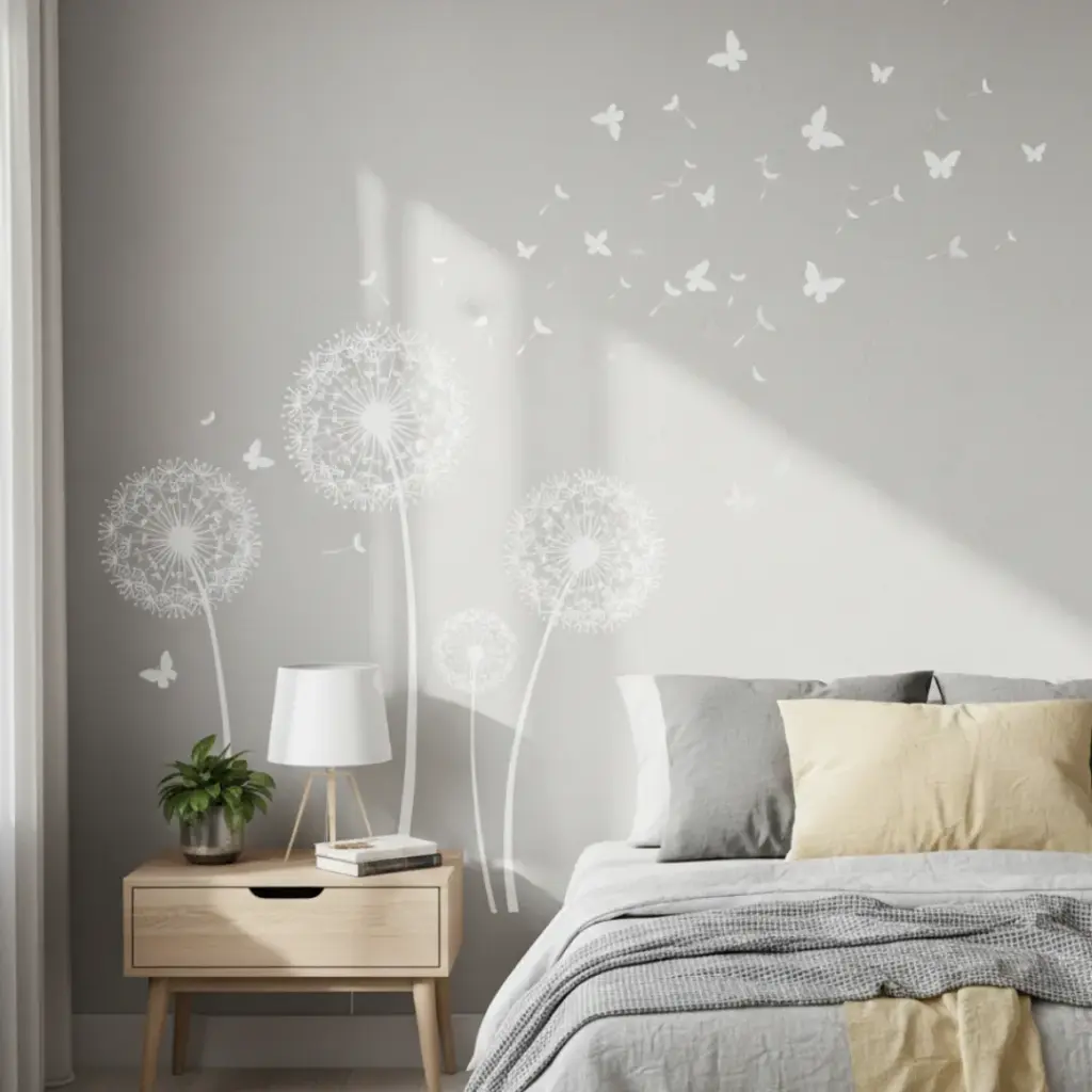 Whimsy with Dandelion Wall Decals