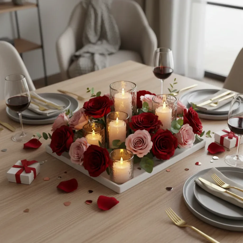 4. Romantic Centerpieces