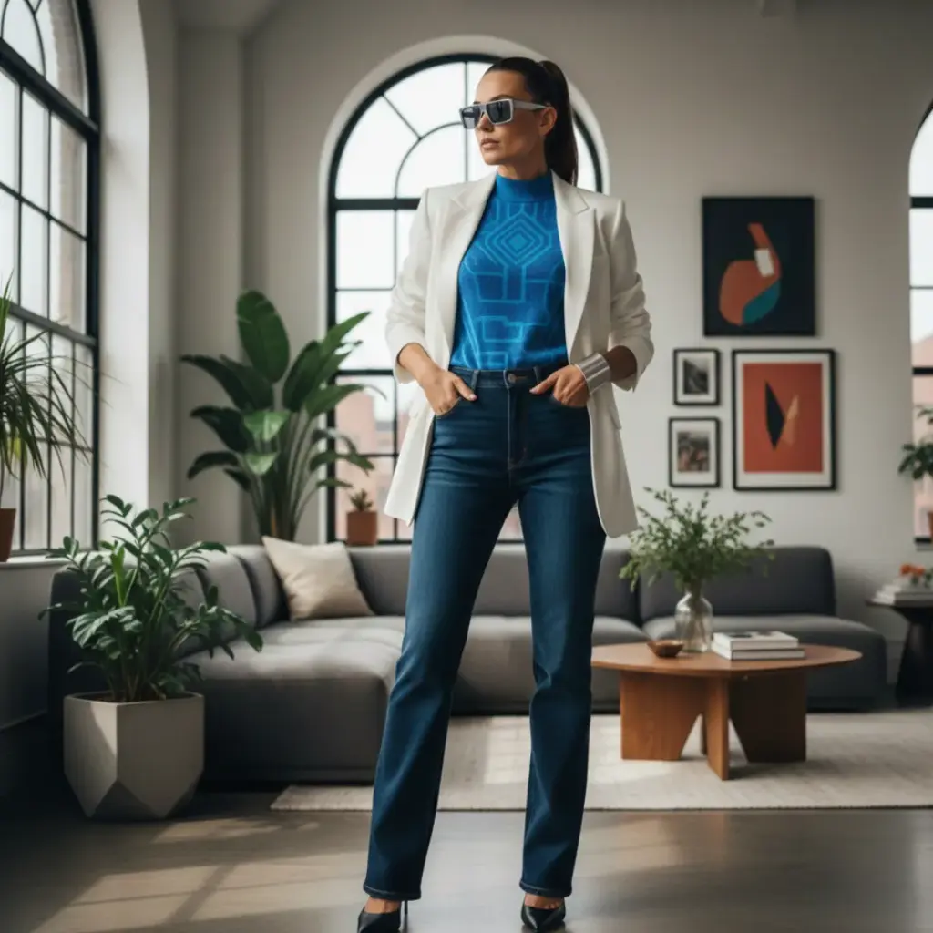 Grown-Up" Straight-Leg Jean