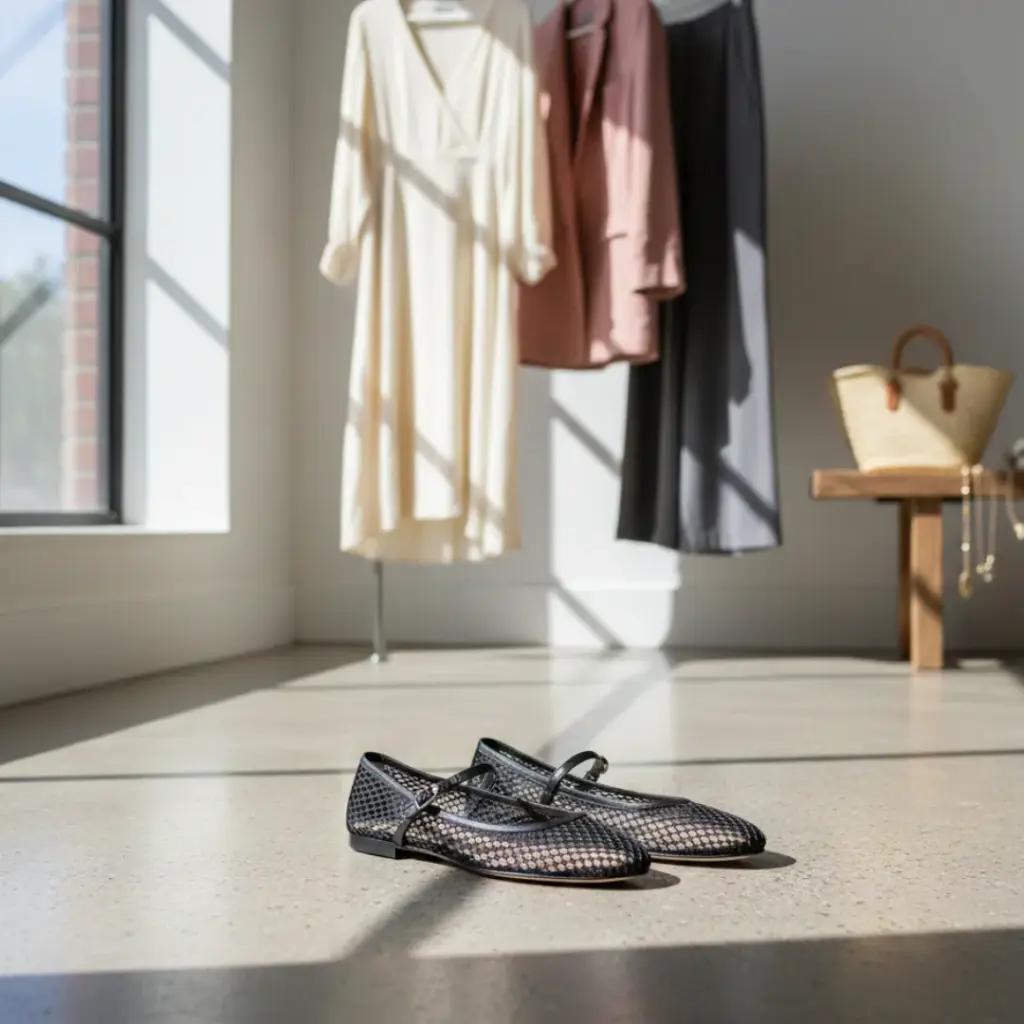 The Mesh Ballet Flat