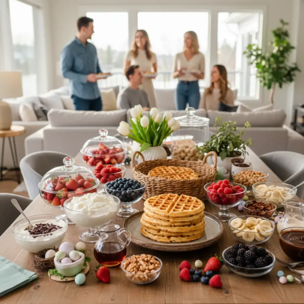 Build-Your-Own Waffle Bar