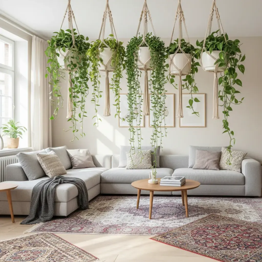 Floating Jungles with Macramé