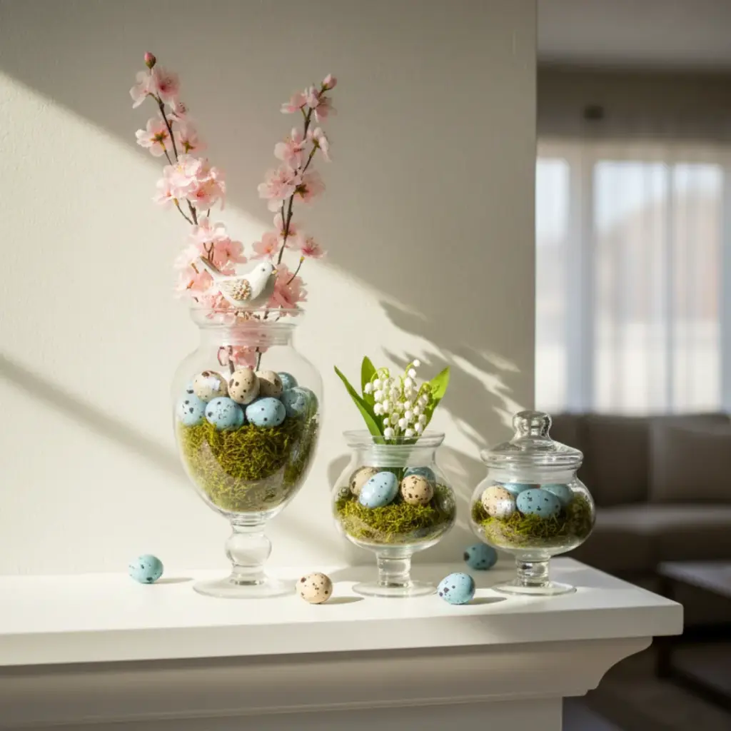 Floral Apothecary Jars