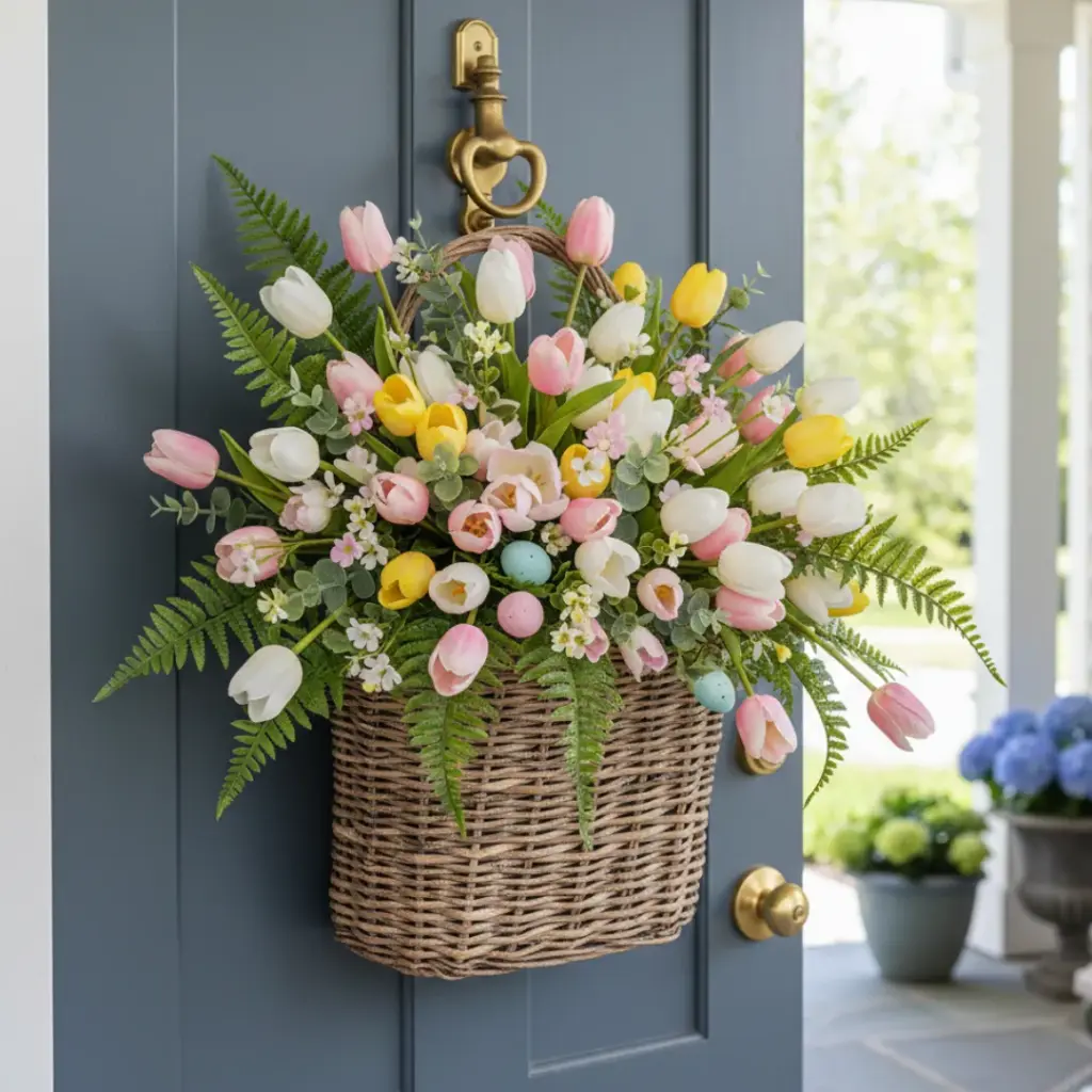 Floral Door Baskets