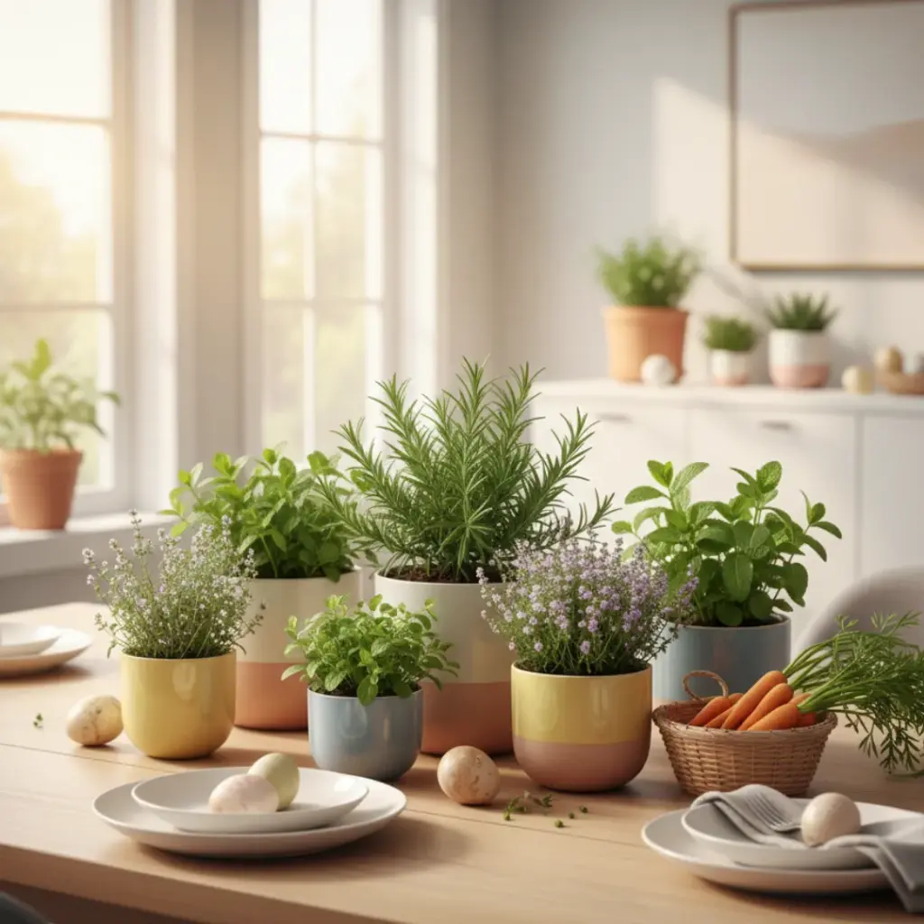 Fresh Herb Centerpieces