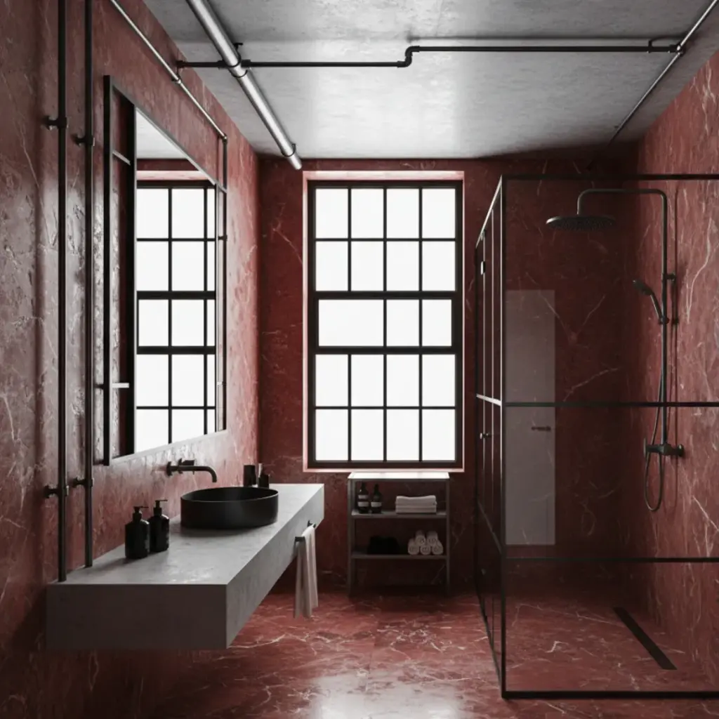 Industrial Red Marble