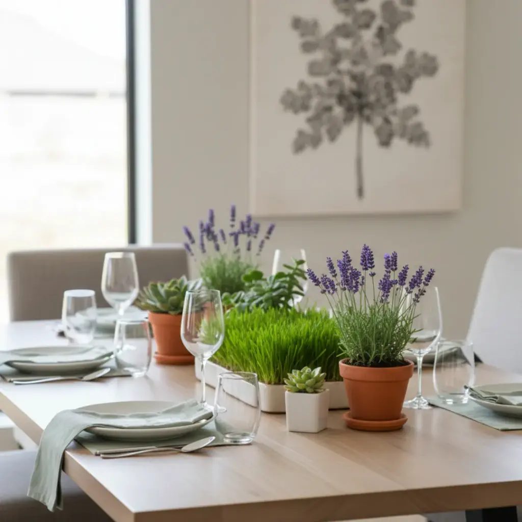 Living" Centerpieces