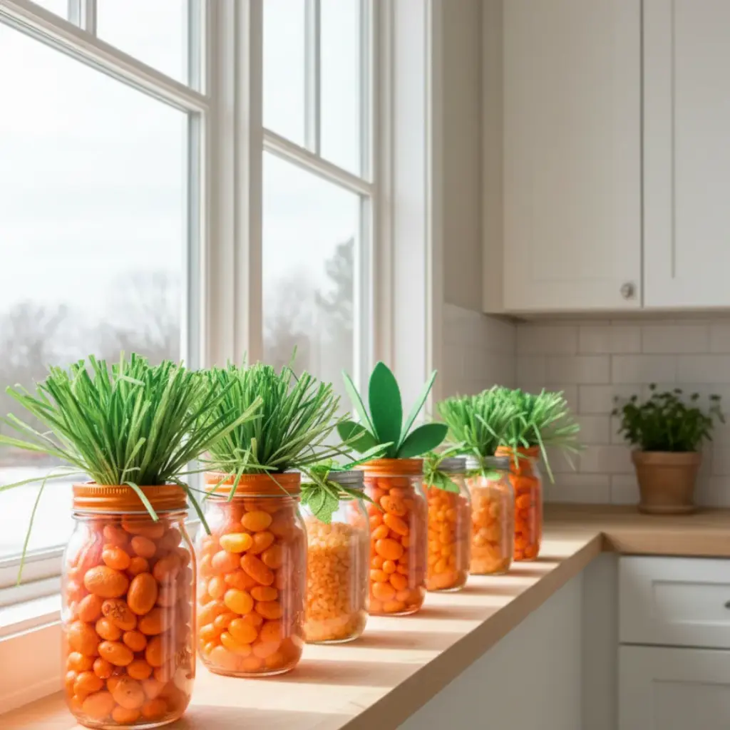 Mason Jar "Carrot" Treats