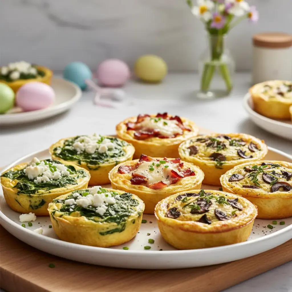 Mini Crustless Quiches