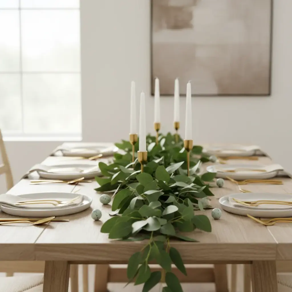 Minimalist Eucalyptus Runner