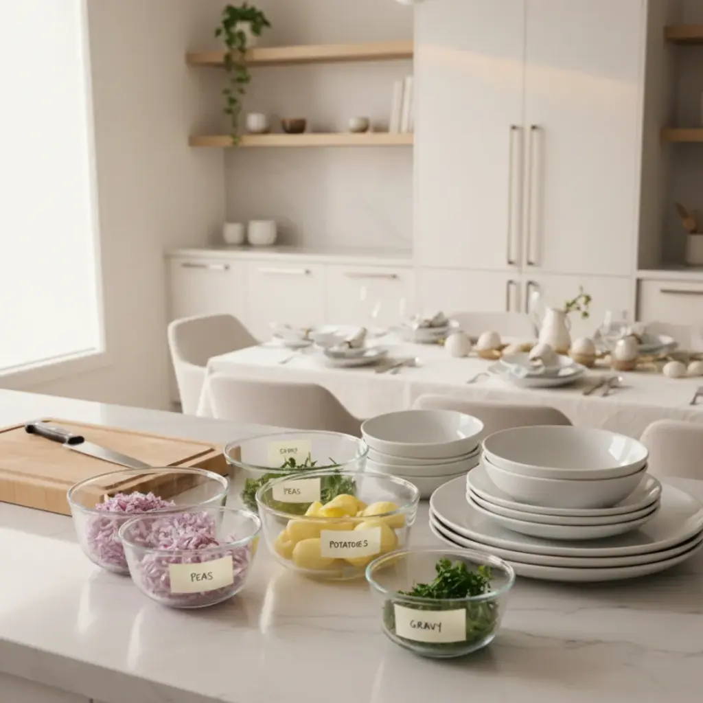 Minimalist Kitchen Prep