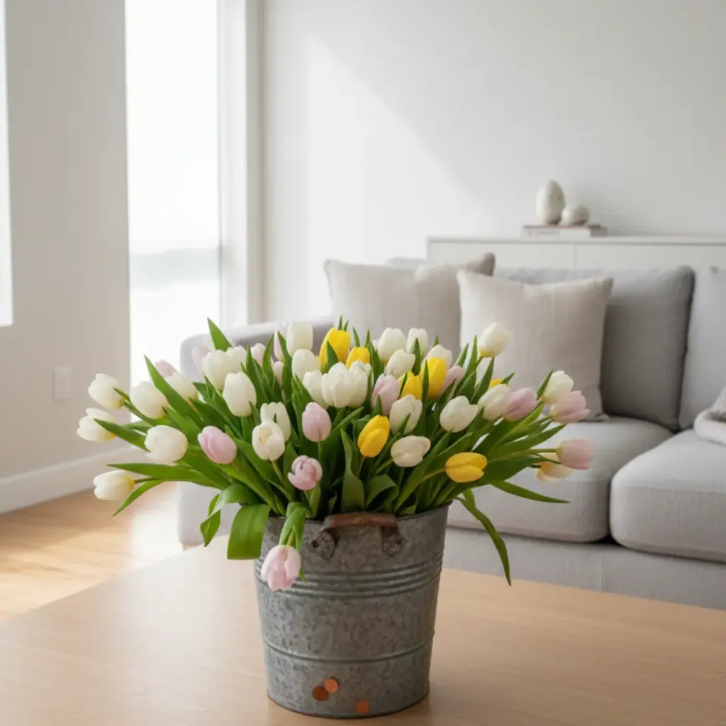 Minimalist Tulip Display