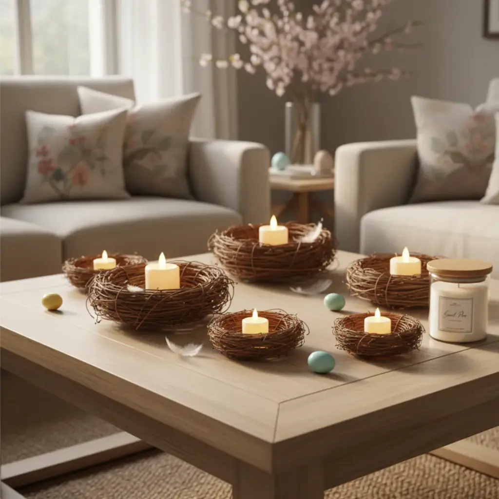 Nest-Inspired Votives