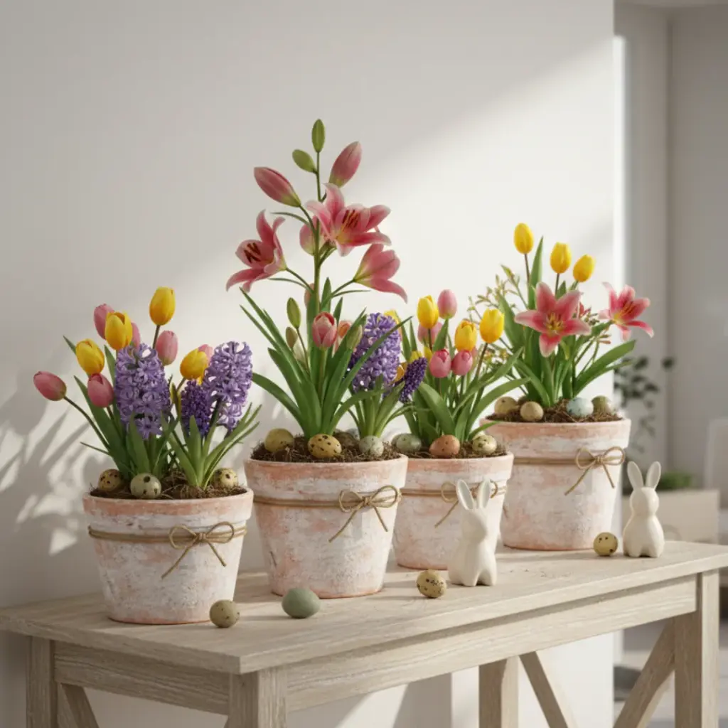 Upscaled Terracotta Pots