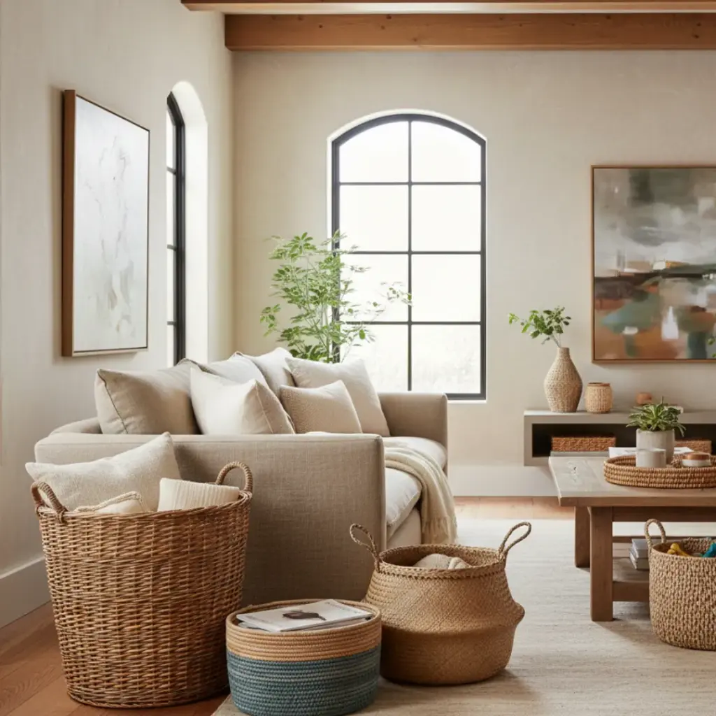 Woven Baskets for Organization