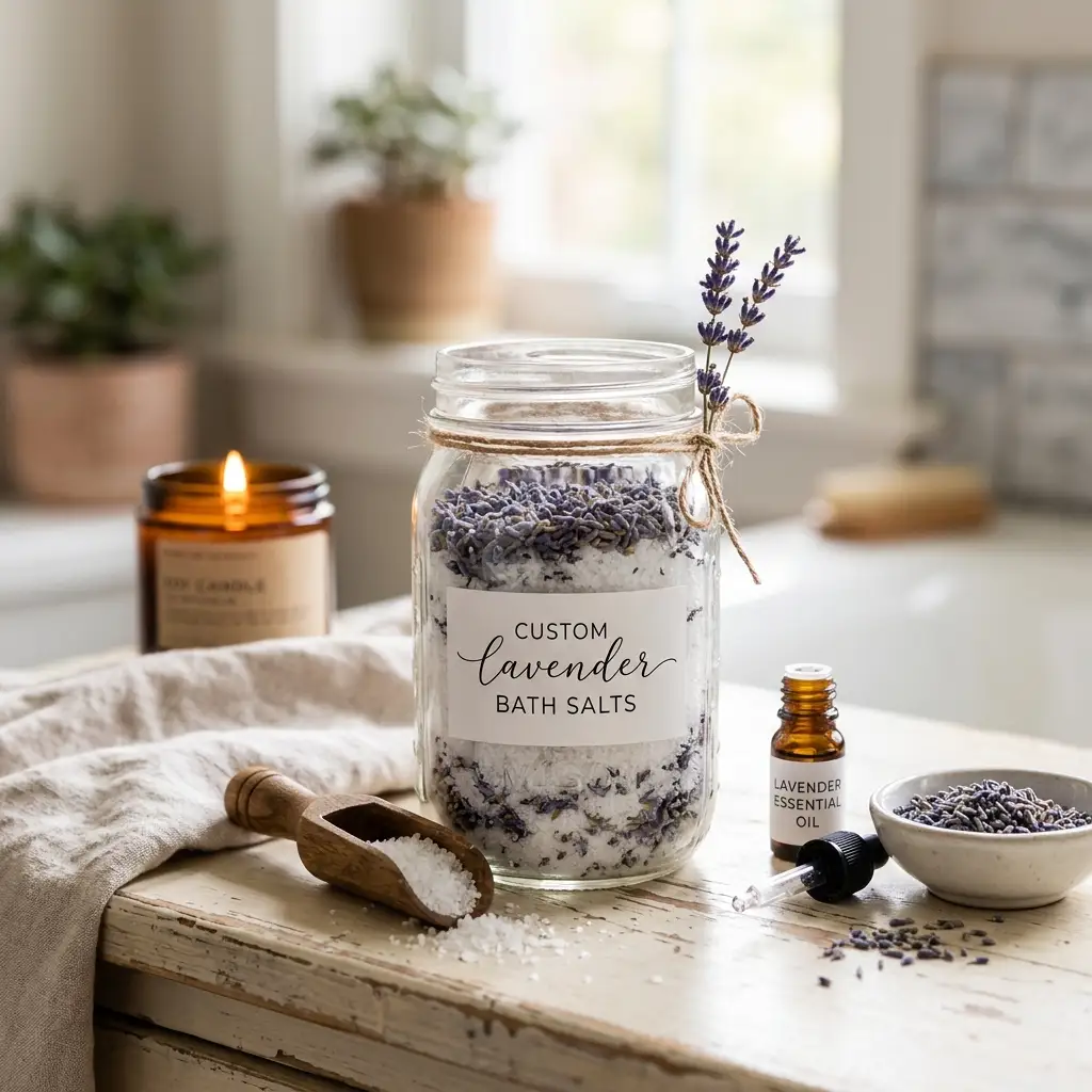 Custom Lavender Bath Salts