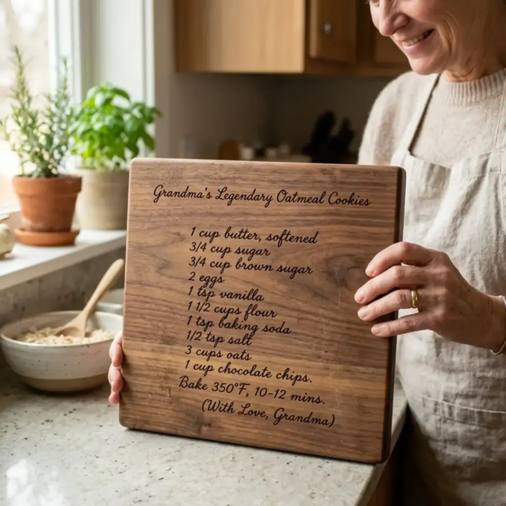Customized Recipe Cutting Board
