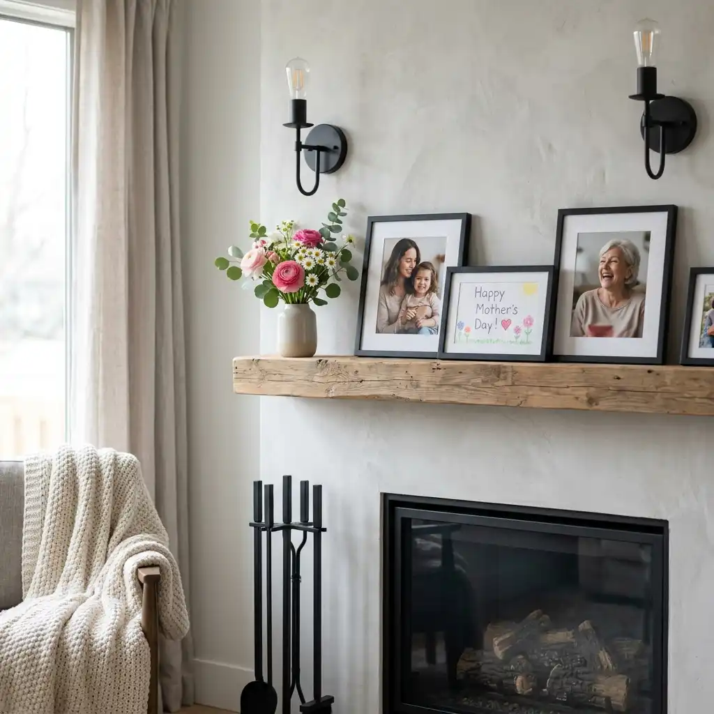 Wrought Iron and Matte Black Accents