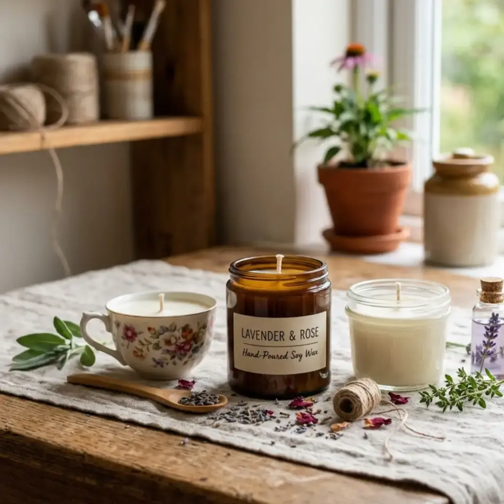 Hand-Poured Soy Wax Candles