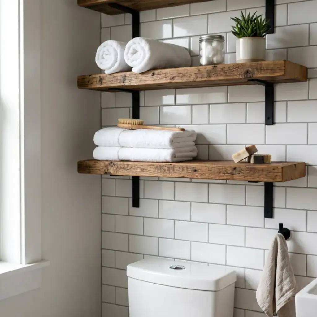 Magic of Reclaimed Wood Shelving