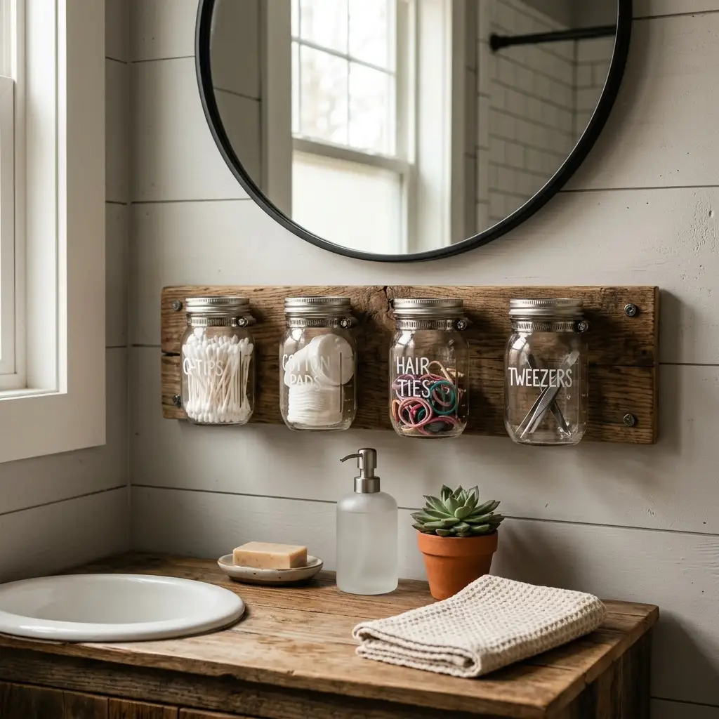 Mason Jar Organizers