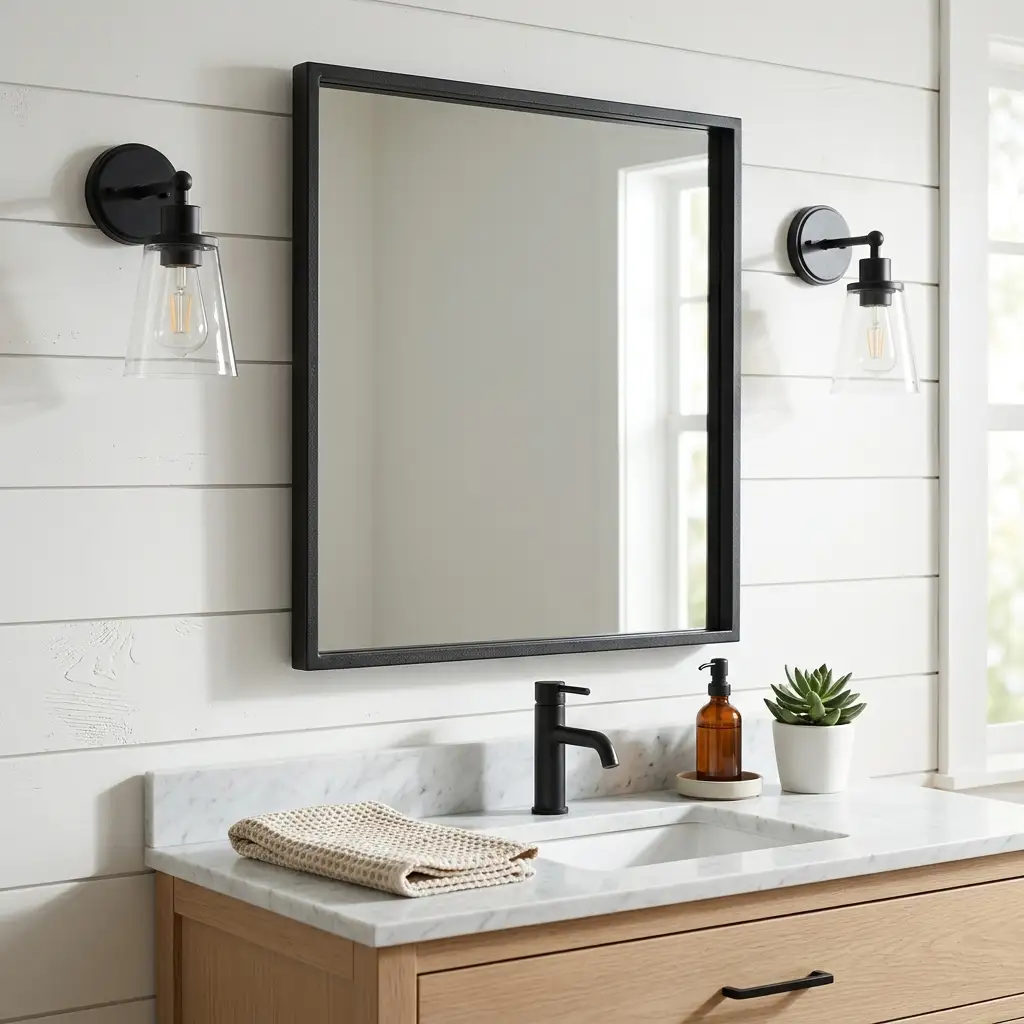 Power of a Black Frame Mirror