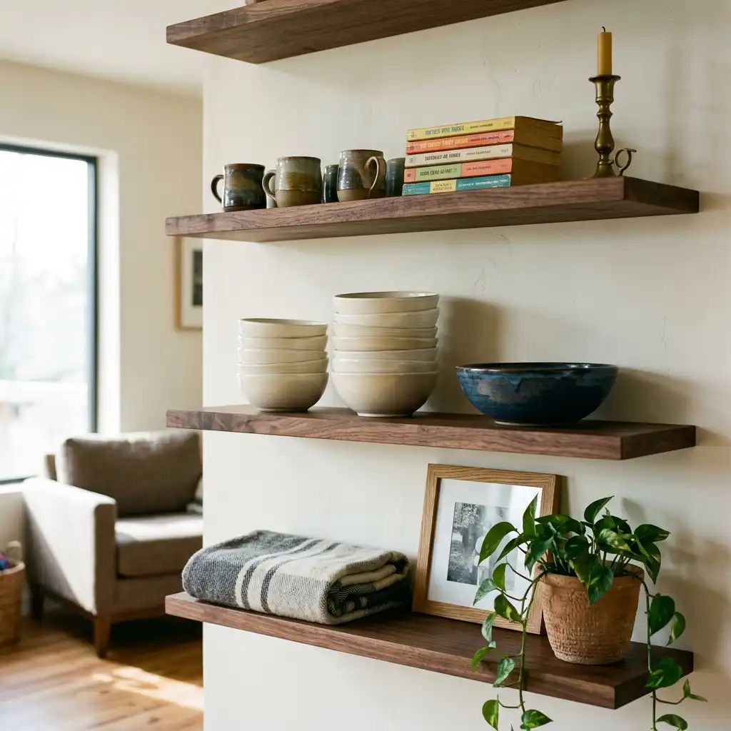 Open Shelving with Character