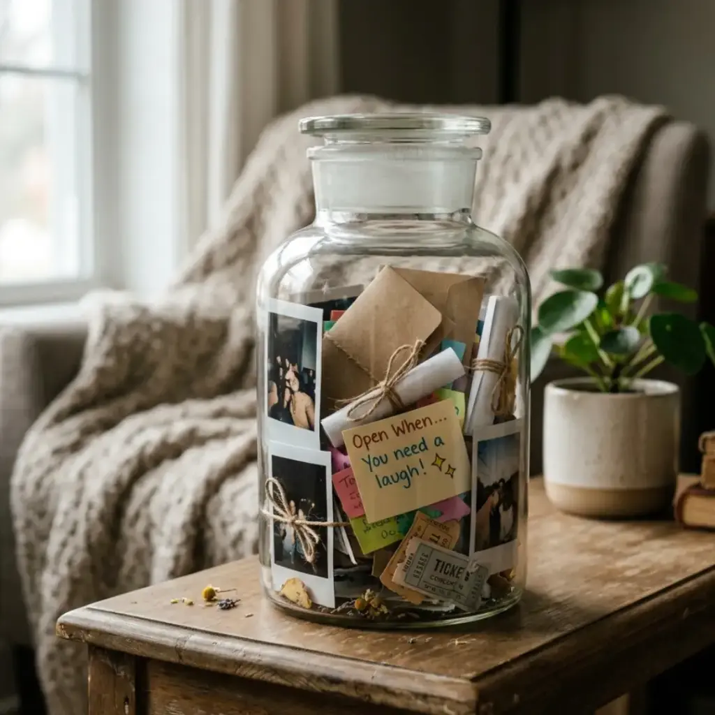 Personalized Photo "Memory" Jar