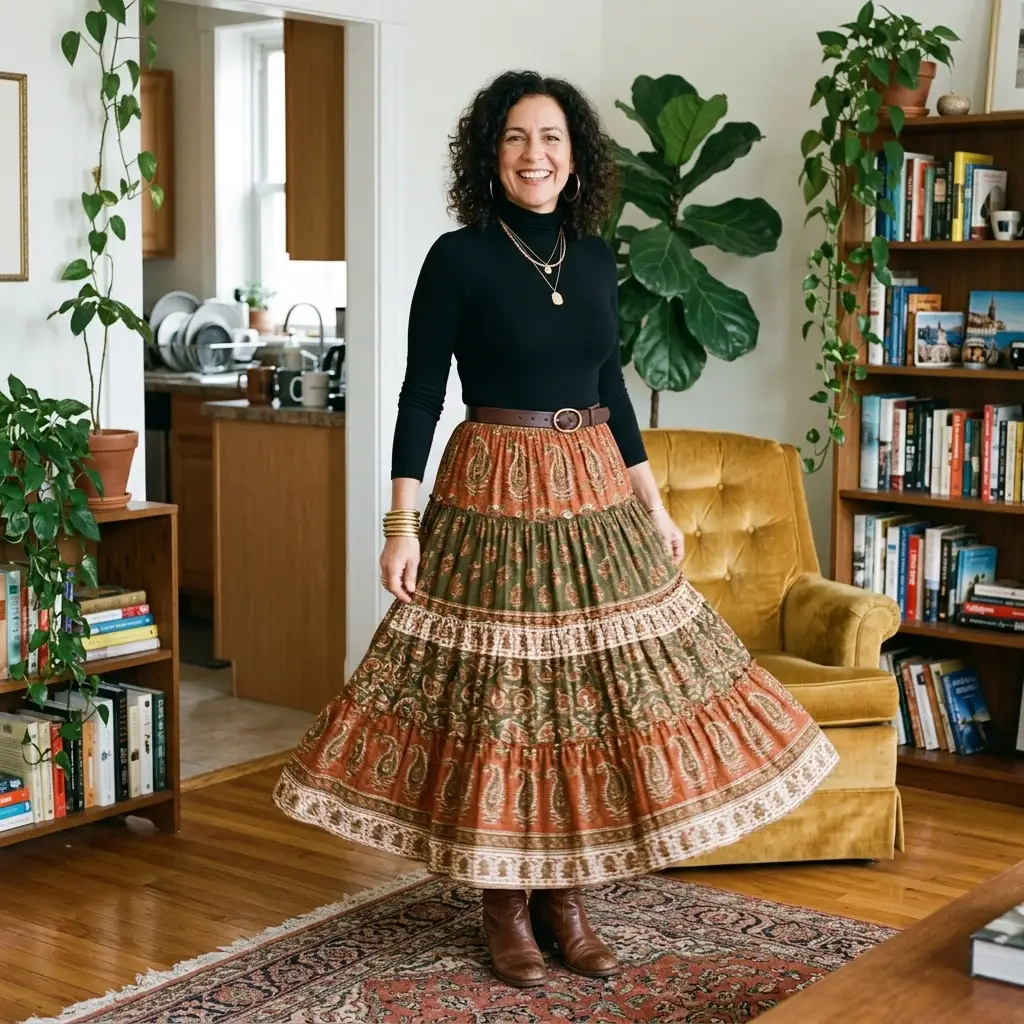 The "Rich Aunt" Maxi Skirt