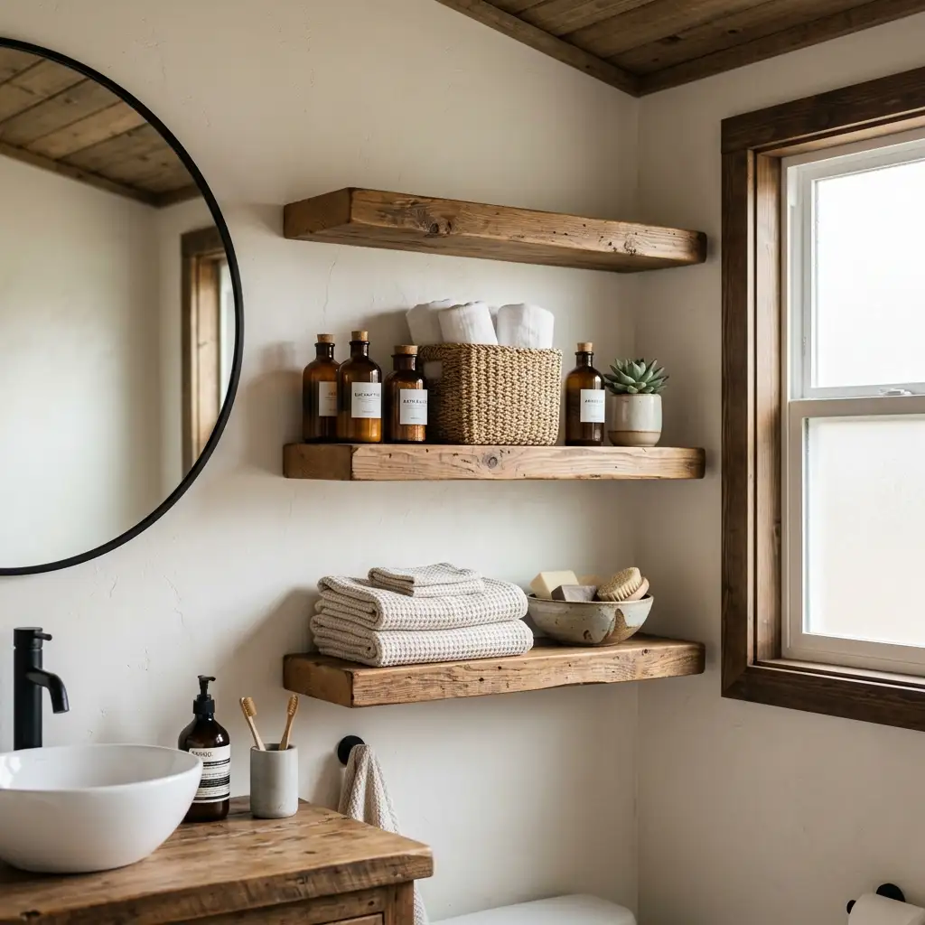 Open Timber Shelving