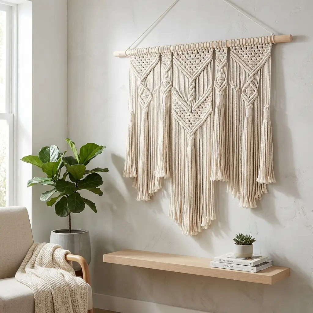 Scandi-Style Tassel Wall Hanging