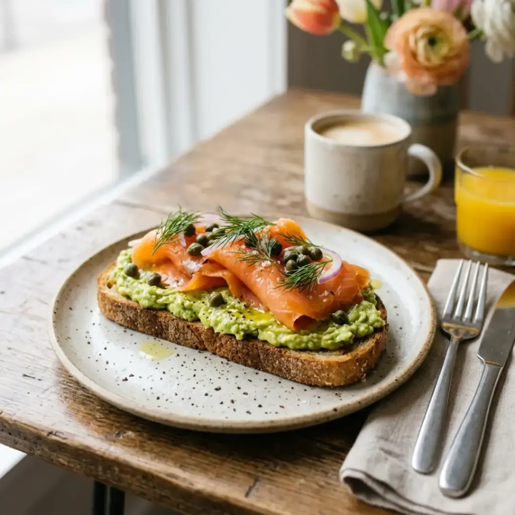 Smoked Salmon and Avocado Toast