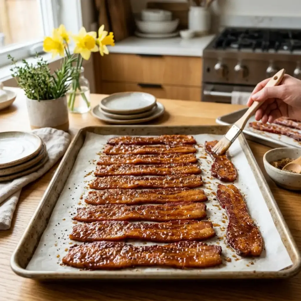 Sweet and Salty Candied Bacon
